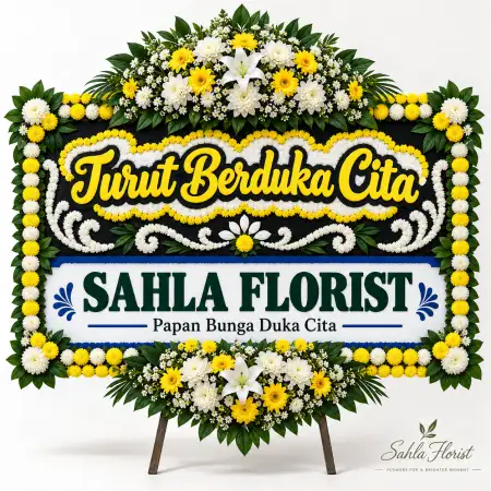 Papan Bunga Duka Kuningan Cbd